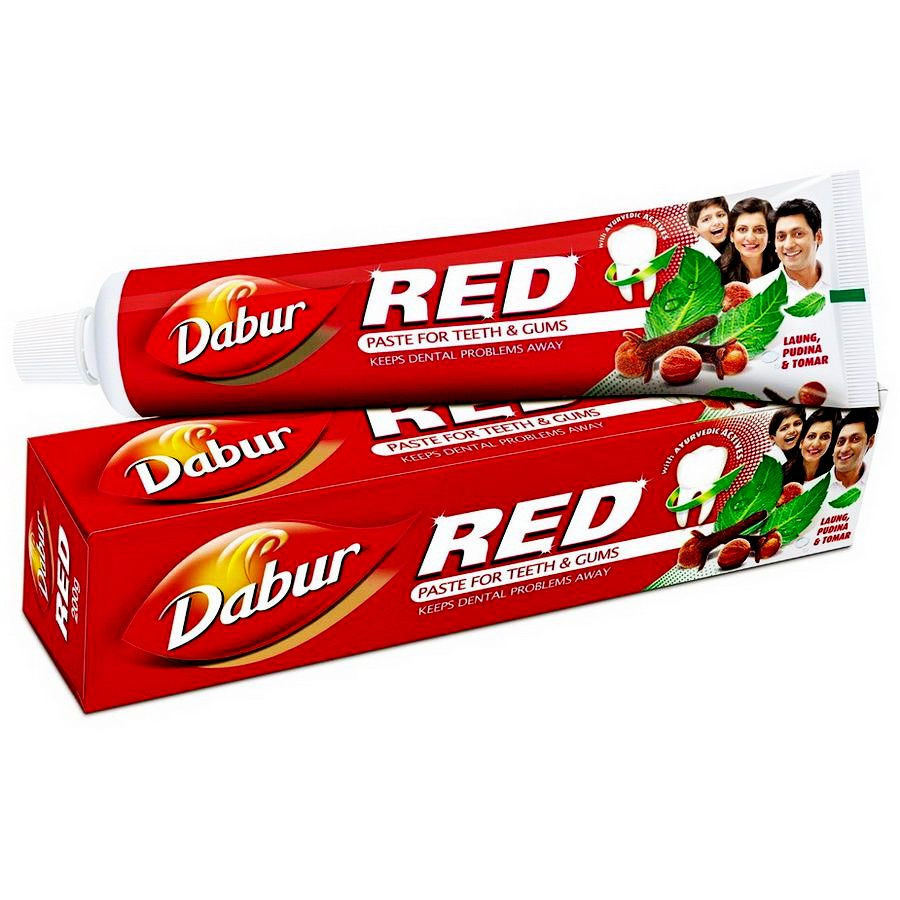 Зубная паста Red Dabur, Индия, 100 г - фото 1 - id-p91985122