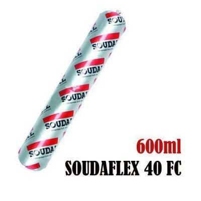 Герметик полиуретановый Soudal Soudaflex 40FC серый 600 мл P/D, БЕЛЬГИЯ, фото 2