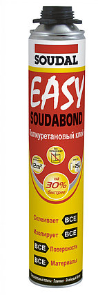 Клей универсальный полиуретановый пистолетный Soudal SOUDABOND Easy Gun 750 мл, БЕЛЬГИЯ, фото 2