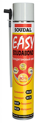 Клей универсальный полиуретановый Soudal SOUDABOND Easy 750 мл, БЕЛЬГИЯ, фото 2