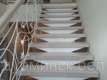 Лестницы из дуба, ясеня, вяза на металокаркасе - фото 2 - id-p91985837