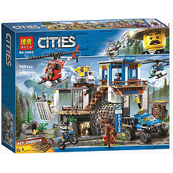 Конструктор Bela Cities 10865 Полицейский участок в горах (аналог Lego City 60174) 705 деталей