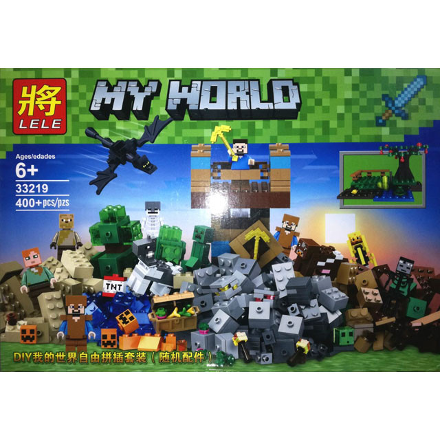 Конструктор Lele My World 33219 Замок священной войны (аналог Lego Minecraft) 400 деталей - фото 2 - id-p91987282