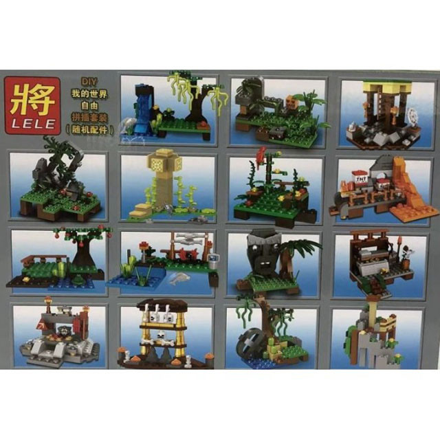 Конструктор Lele My World 33219 Замок священной войны (аналог Lego Minecraft) 400 деталей - фото 3 - id-p91987282