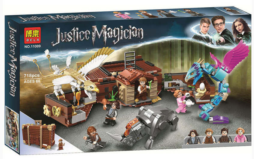 Конструктор Bela 11009 Justice Magician Чемодан Ньюта Саламандера (аналог LEGO Harry Potter 75952) 718 д