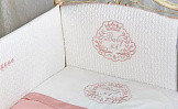 Комплект в кроватку LAPPETTI Baby №1 из 6 предметов Розовый