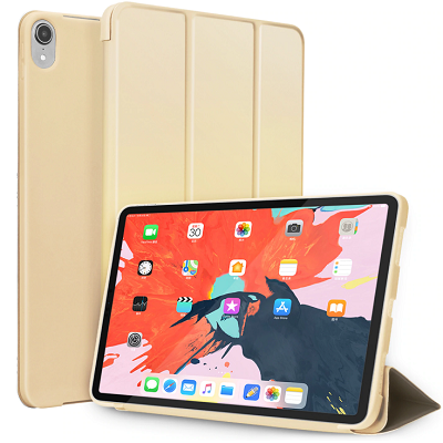 Полиуретановый чехол с силиконовой основой YaleBos Tpu Case золотой для Apple iPad Pro 11 (2018) - фото 1 - id-p91987704