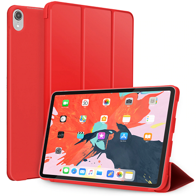 Полиуретановый чехол с силиконовой основой YaleBos Tpu Case красный для Apple iPad Pro 11 (2018) - фото 1 - id-p91987705