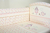 Комплект в кроватку LAPPETTI "Домик для птички" из 6 предметов (Арт.6006) - фото 2 - id-p91988039
