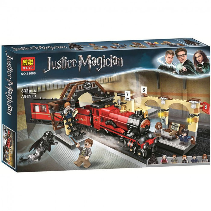 Конструктор Bela 11006 Justice Magician Хогвартс-экспресс (Аналог LEGO Harry Potter 75955) 832 д - фото 2 - id-p91987928