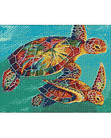 Набор Алмазной мозаики "Морские Черепахи"