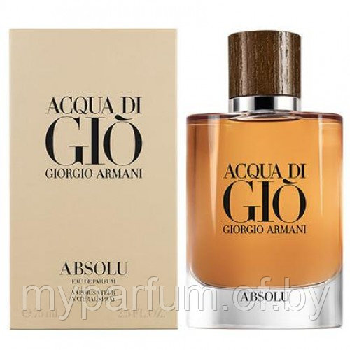 Мужская парфюмированная вода Giorgio Armani Acqua Di Gio Absolu edp 75ml - фото 1 - id-p91988777