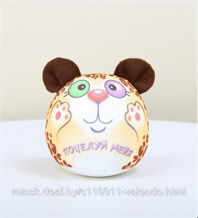 Игрушка для купания. Леопард 10х10 см, 10х10 см