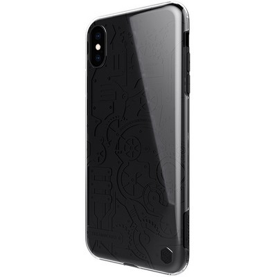 Чехол NILLKIN Machinery Case Черный для Apple iPhone XS Max - фото 3 - id-p92020773