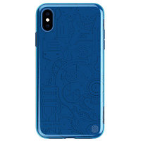 Чехол NILLKIN Machinery Case Синий для Apple iPhone XS Max