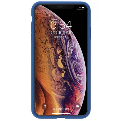 Чехол NILLKIN Machinery Case Синий для Apple iPhone XS Max - фото 2 - id-p92020774