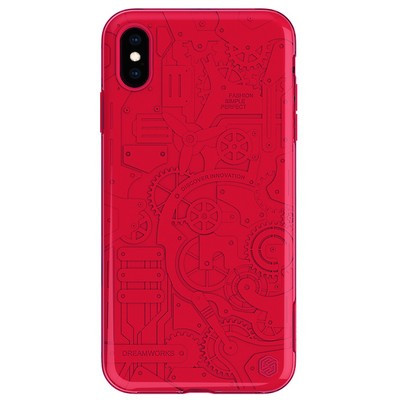 Чехол NILLKIN Machinery Case Красный для Apple iPhone XS Max - фото 1 - id-p92020775