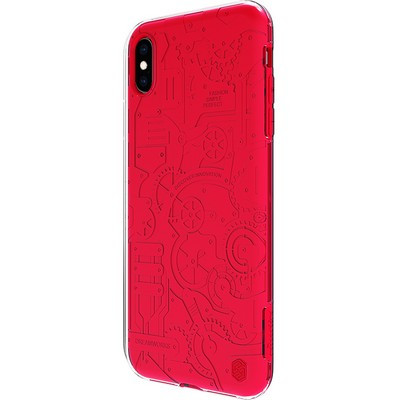 Чехол NILLKIN Machinery Case Красный для Apple iPhone XS Max - фото 3 - id-p92020775