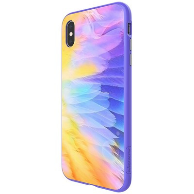 Чехол NILLKIN Ombre Case Фиолетовый для Apple iPhone XS Max - фото 3 - id-p92020778