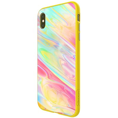 Чехол NILLKIN Ombre Case Желтый для Apple iPhone XS Max - фото 3 - id-p92020779