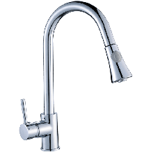 Смеситель для кухни LAVEO - BLD- 069D DARU (ПОЛЬША) (Выдвижной излив, насадка 2-х режимов)