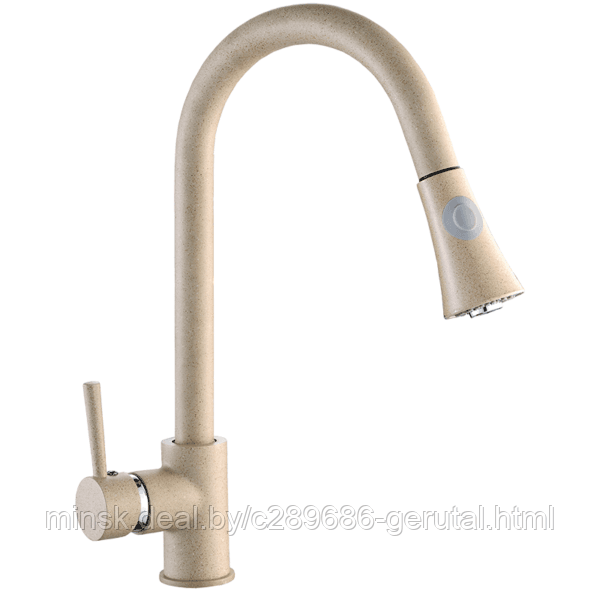Смеситель для кухни LAVEO - BLD- 469D DARU (ПОЛЬША) (Выдвижной излив, насадка 2-х режимов)