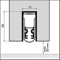 Автоматический порог EllenMatic Soundproof 828 мм