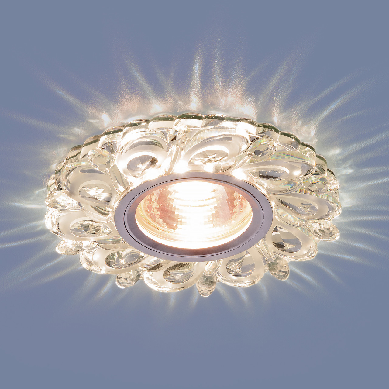Встраиваемый потолочный светильник с LED подсветкой 2219 MR16 CL прозрачный