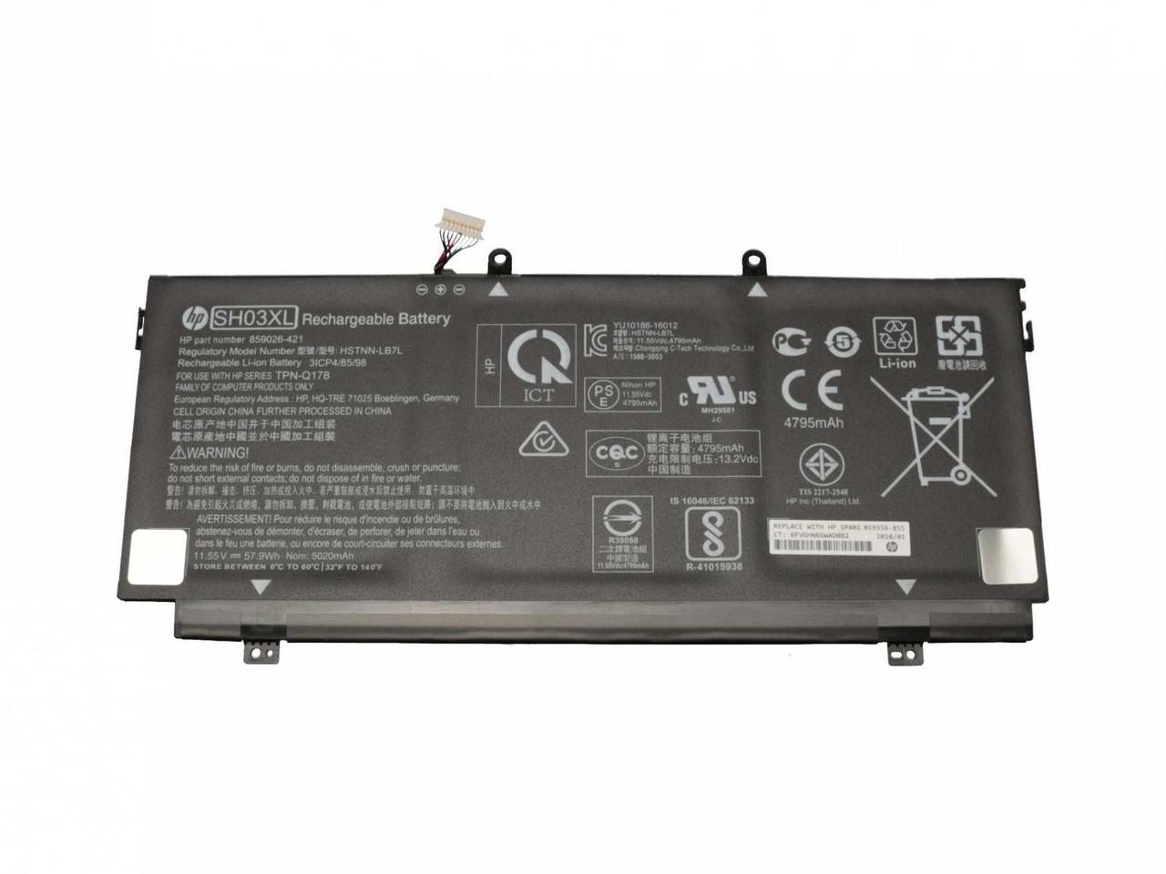 Аккумулятор (батарея) для HP Spectre x360 13-w000 оригинал - фото 1 - id-p92056838