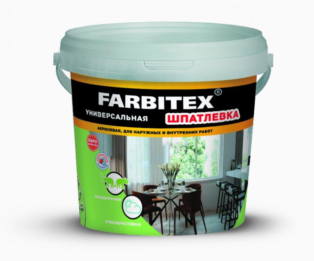 Шпатлевка акриловая для наружных и внутренних работ FARBITEX (3.5 кг) - фото 1 - id-p92059767
