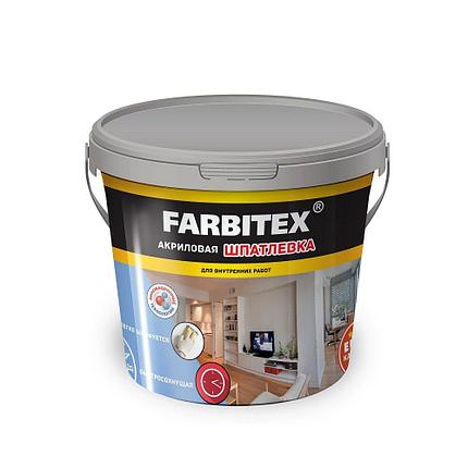 Шпатлевка акриловая для внутренних работ FARBITEX (3.5 кг) , фото 2
