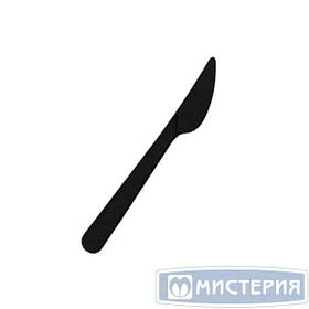 Нож столовый "Премиум" черный, 180 мм, ПС