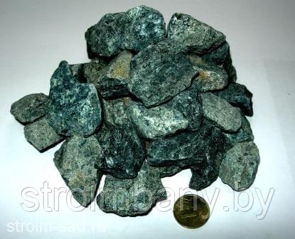 Камень для бани "Серпентинит" (змеевик), шлифованный, 20 кг. - фото 2 - id-p92069327