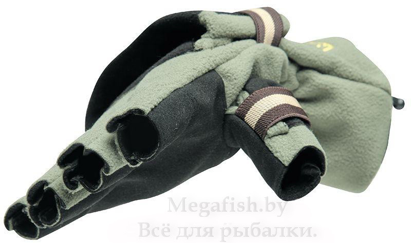 Перчатки-варежки флисовые отстегивающиеся Norfin 703080 - фото 2 - id-p92069606