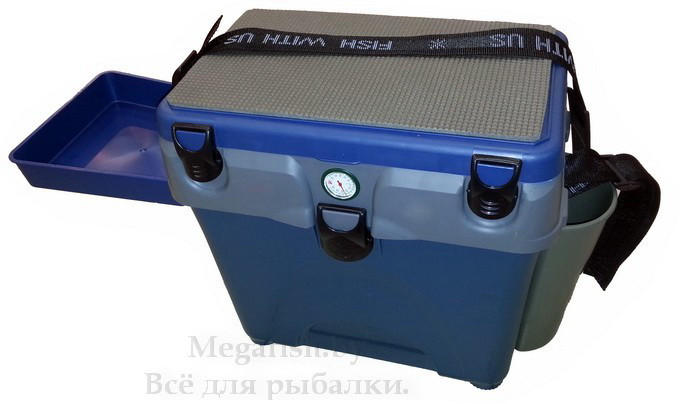 Рыболовный ящик A-elita A-Box зимний с термометром Синий - фото 1 - id-p92069706