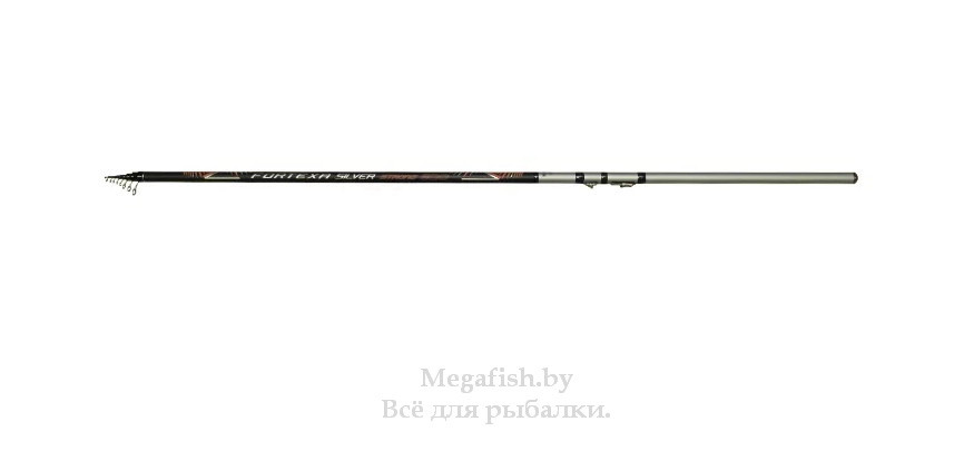 Удилище телескопическое с кольцами Kaida Fortexa Silver Strong (5-25гр) 5м - фото 5 - id-p92073563