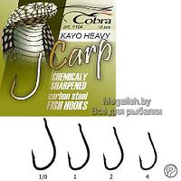 Крючок одноподдевный CARP KAYO HEAVY сер.1104NSB (упаковка 10 шт) размер 004