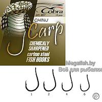 Крючок одноподдевный Cobra CARP CHINU сер.807NSB (упаковка 10 шт) размер 001