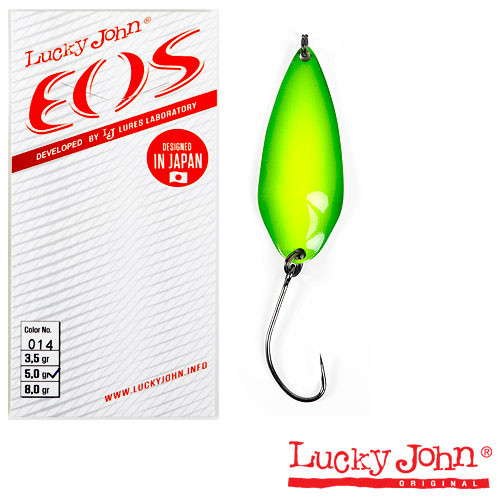 Колеблющаяся блесна Lucky John EOS 3.5 g ( 33 mm, 3.5 g) цвет 019 - фото 1 - id-p92073928