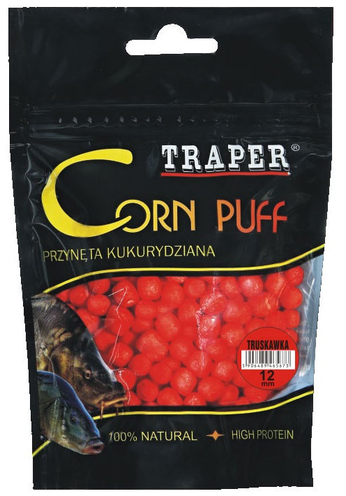 Вулканизированнная кукуруза (CORN PUFF) Traper Truskawka 4 мм - фото 1 - id-p92074552