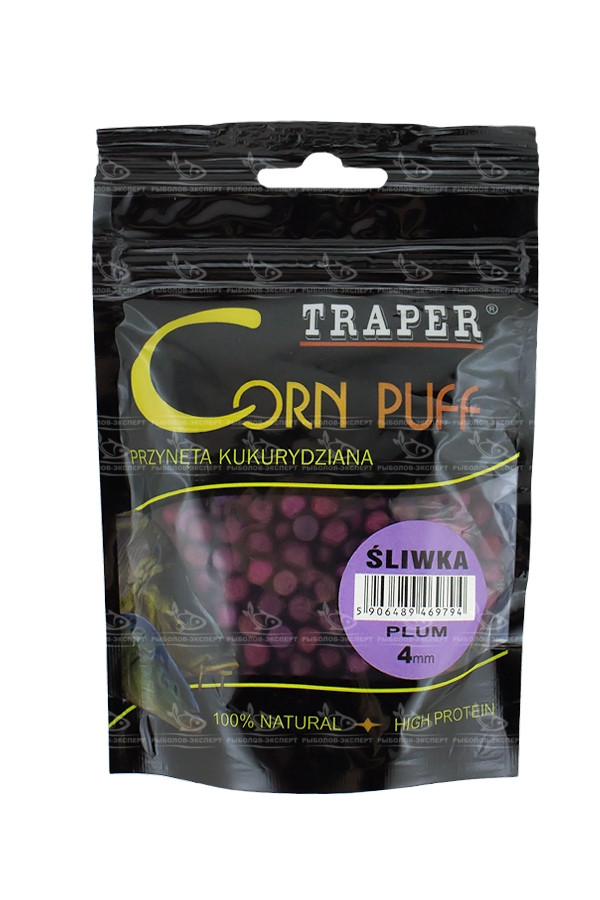 Вулканизированнная кукуруза (CORN PUFF) Traper Sliwka 4 мм - фото 1 - id-p92074553