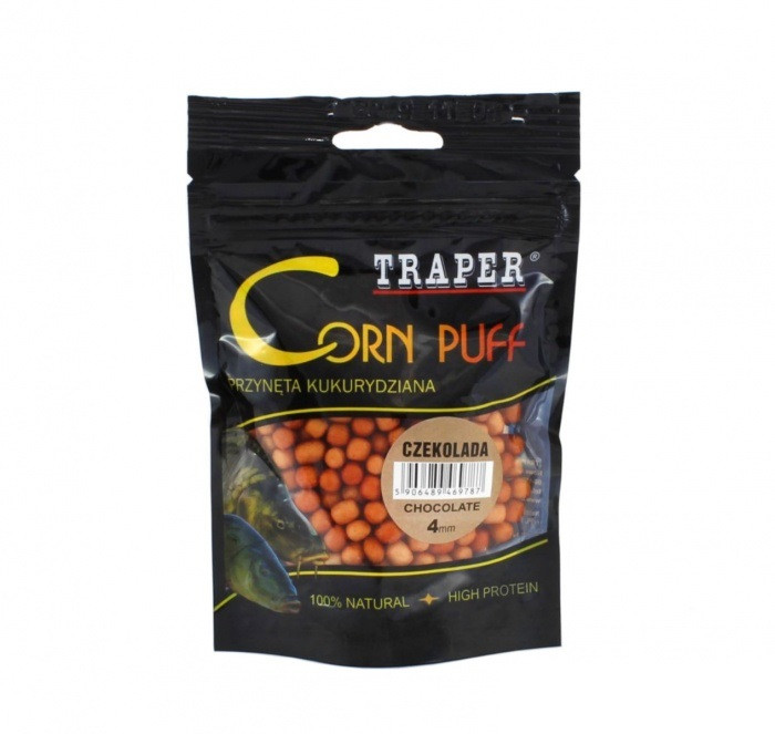 Вулканизированнная кукуруза (CORN PUFF) Traper Czecolada 4 мм - фото 1 - id-p92074555