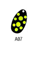 Вращающаяся блесна Akara Lite Series Coin 1 (3гр) цвет A07