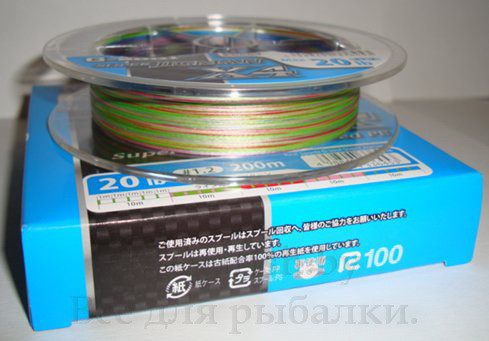 Шнур YGK G-Soul Super Jig Man X4 200м №1.0 (8.2kg) 0.165mm - фото 4 - id-p92075072