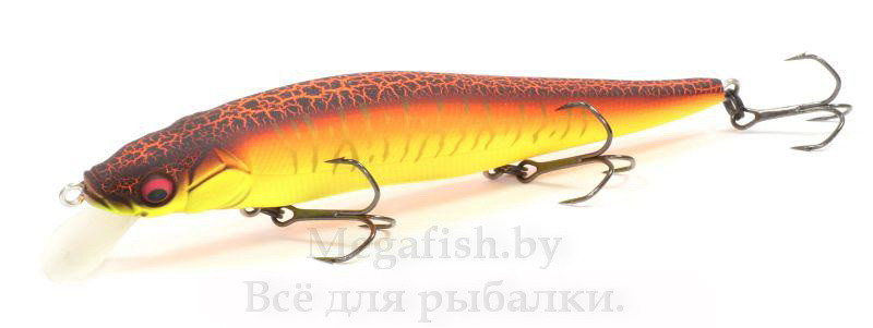 Воблер Megabass Vision Oneten 110 (11см, 14гр, 0.8-1.2м) floating aka tora - фото 1 - id-p92076923