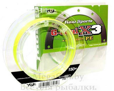 Шнур плетеный YGK G-Soul PE X3 150м (тест 2,7кг) 0,4 - фото 1 - id-p92077030