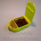 Коробка мотыльница с магнитом двухсекционная с фиксирующим ремешком (90*55*20мм), фото 4