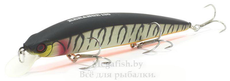 Воблер Jackall Rerange 130SP (21,5гр, 13см, 0-1,5м) suspending UV Mat Silver Tiger - фото 1 - id-p92077248