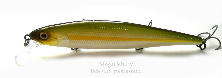 Воблер Jackall Mag Squad 115SP (16 гр; 11.5 см; 0.8-1.2 см) chartreuse striped ayu - фото 2 - id-p92077455