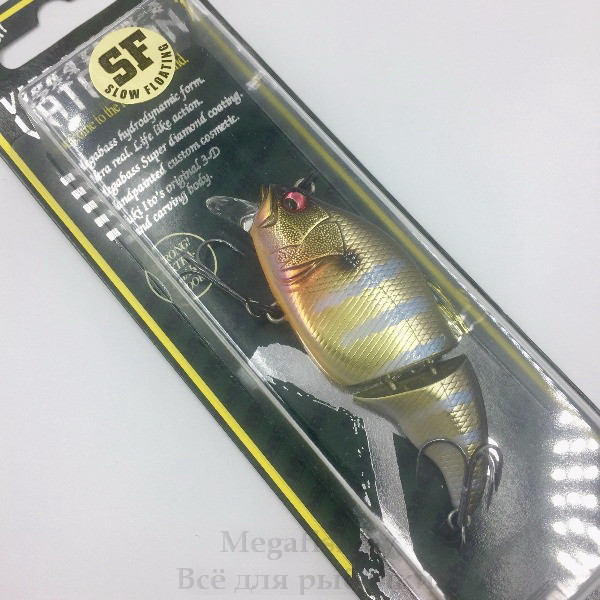 Воблер Megabass Vibration-X Vatalion 71SF (7,1см 9,8гр 0,5-1,0м) slow floating al evening gill - фото 3 - id-p92077508